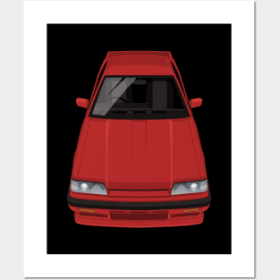 Skyline GTS R R31 - Red Posters and Art